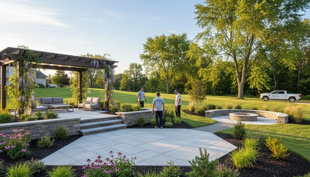 Green Bay, WI landscaping team providing professional lawn care services for local properties